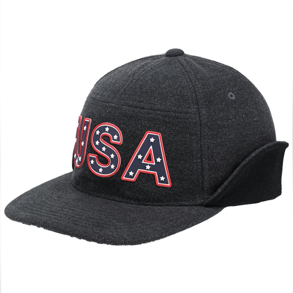 NWT VOLCOM USA Olympic SNOWBOARD w/ ear flaps Cap